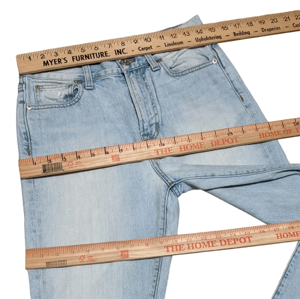 Madewell The perfect summer C2819 Light wash high rise mom cotton jean size 27